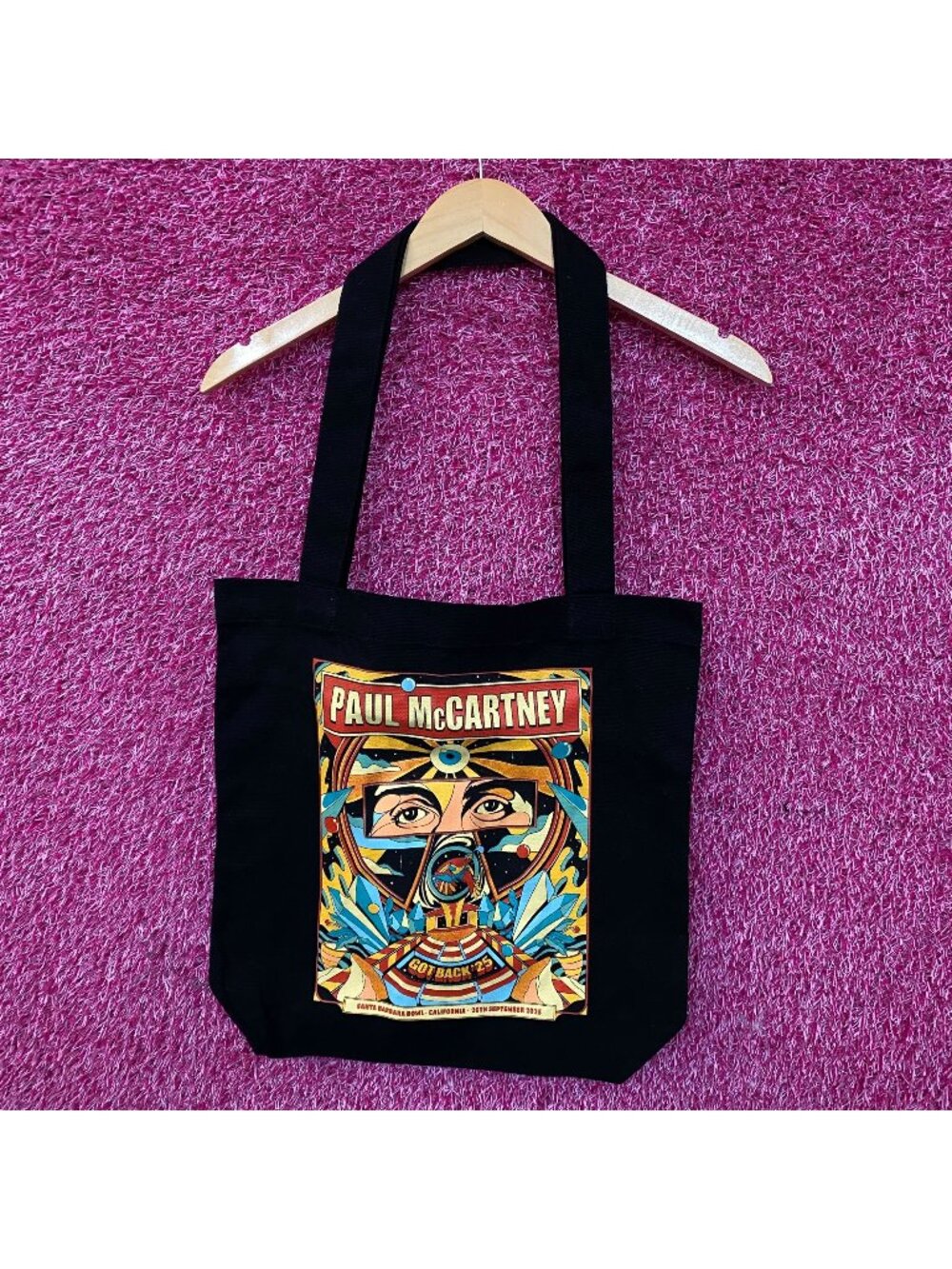 Paul McCartney Got Back 2025 Santa Barbara Event Tote Bag